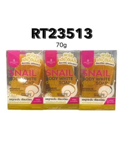 PRECIOUS SKIN Snail Body White GOLD Soap 70g