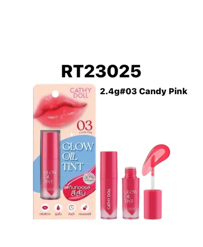 CATHY DOLL Glow Oil Tint 2.4g. #03 Candy Pink