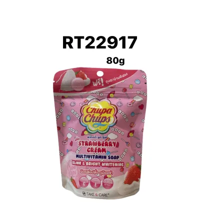 Chupa Chups Soap 80g.#Strawberry Cream#CHT243184