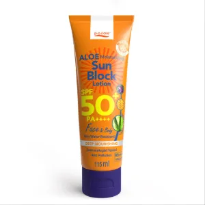 P.O.CARE AloeMoisturizing SunBlockLotion Spf 50 Face&Body115ml