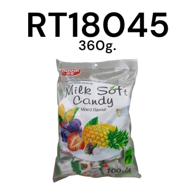 NUOQI Milk Soft Candy Mixed Flavor 360g.