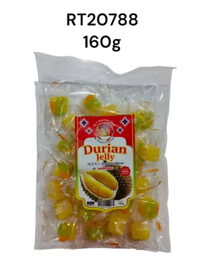 Chang Siam Durian Jelly Clear Pouch 160g