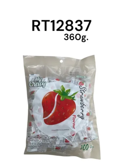 MY CHEWY Milk Candy Strawberry Flavour 360g.