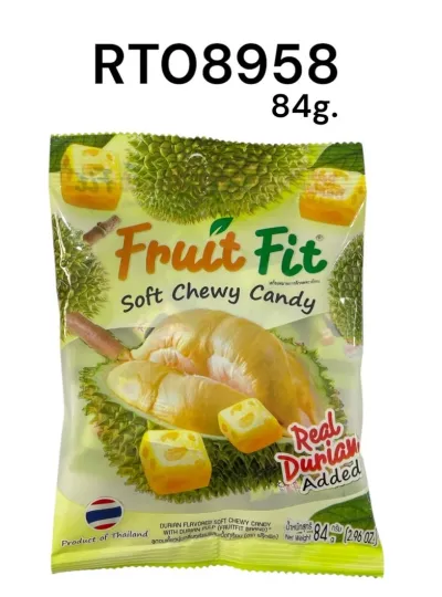 FRUIT FIT Durian Candy with Real Durian Pulp – 84 g