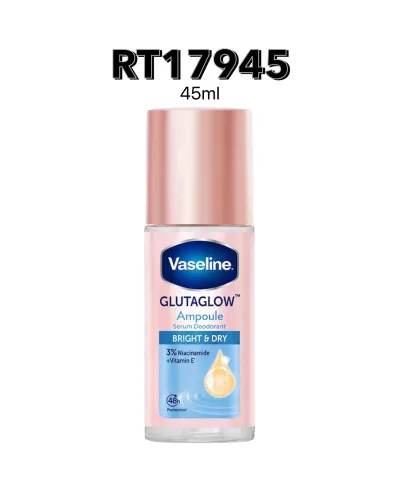 Vaseline Bright & Dry 45ml#สีฟ้า