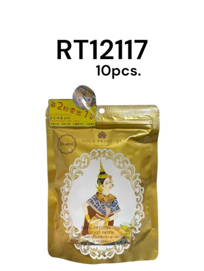 GOLD PRINCESS Royal Detoxification Foot Patch 10PCS.