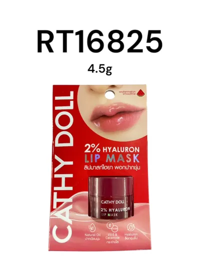 Cathy Doll 2% Hyaluron Lip Mask 4.5g #Watermelon Smoothie