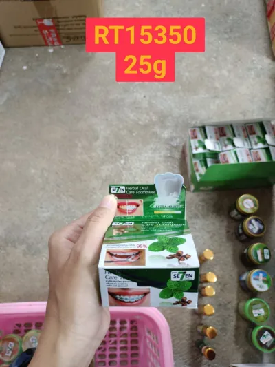 GREEN Seven Herbal Oral Care Toothpaste สูตรต้นตำรับ 25g.