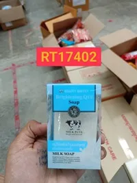 BEAUTY BUFFET Milk Plus Brightening Q10 Soap 100g.