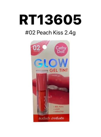 CATHY DOLL Glow Gel Tint 2.4g. #02 Peach Kiss