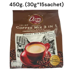 ORTA กาแฟปรุงสำเร็จชนิดผง3in1 450g