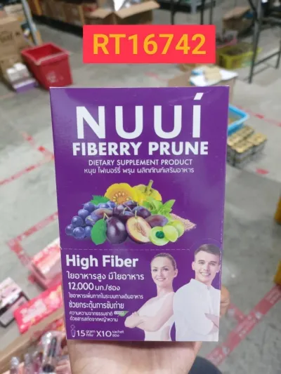 NUUI Fiber Plus Prune Food Supplement 17g.