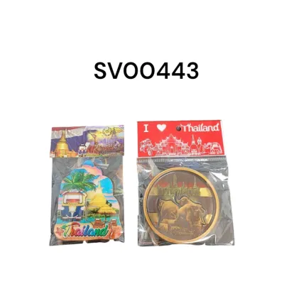Thailand Wooden Souvenir Magnet (Assorted)