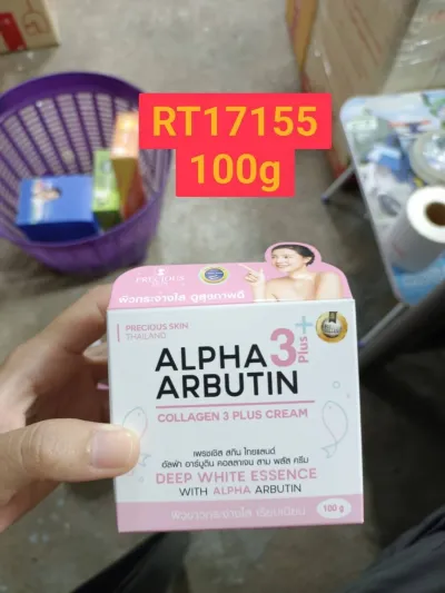 PRECIOUS Skin Alpha3+ Arbutin Collagen 3Plus Cream 100g.