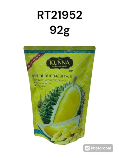 KUNNA Freeze Dried Monthong Durian 80g.