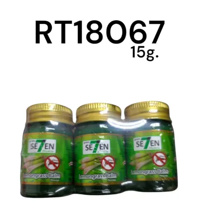 GREEN SEVEN Lemongrass Balm Massage 15g.
