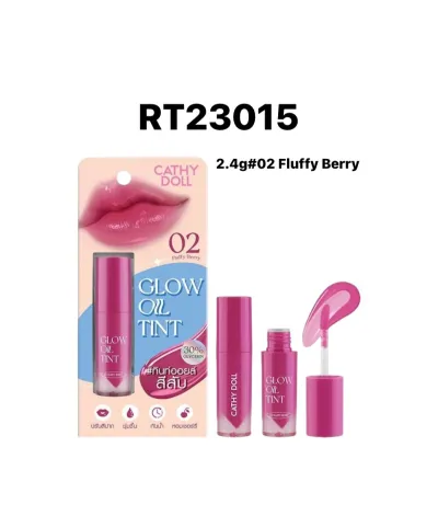 CATHY DOLL Glow Oil Tint 2.4g. #02 Fluffy Berry