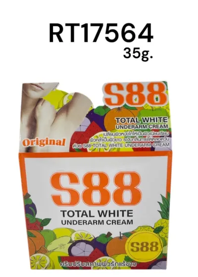 S88 Total White Underarm Cream 35g.
