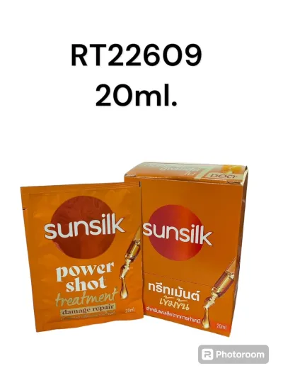 SUNSILK power shot treatment damage repair 20ml. #ส้ม