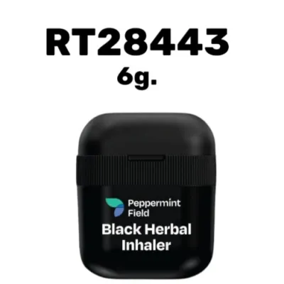 (NA) PEPPERMINT Field Black Inhaler 6g.