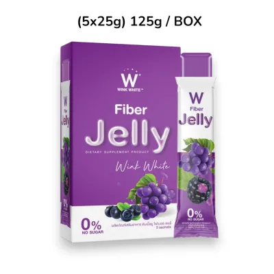 (NA) WINK WHITE Fiber Jelly (5x25g) 125g.