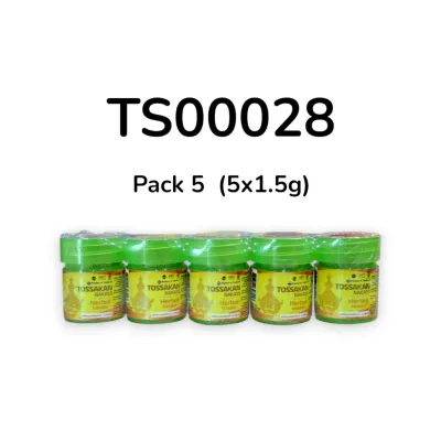 (NA) TOSSAKAN NAKASS Herbal Inhaler (5x1.5g)
