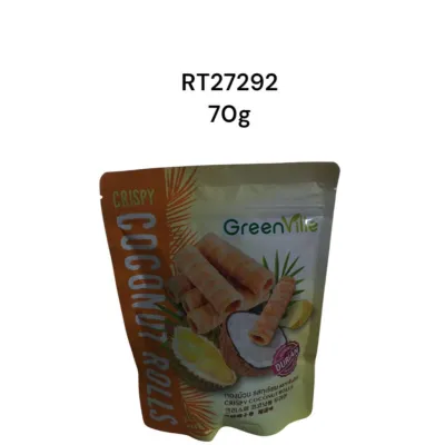Green Ville Crispy Coconut Rolls Durian 70g