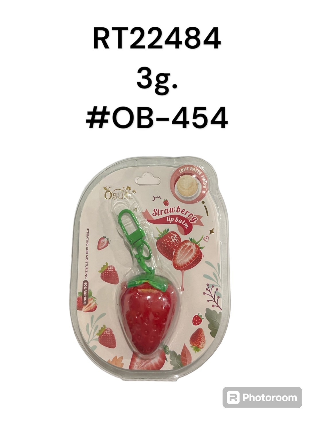 OBUSE Strawberry Magic Lip Balm 3g. #OB-1454