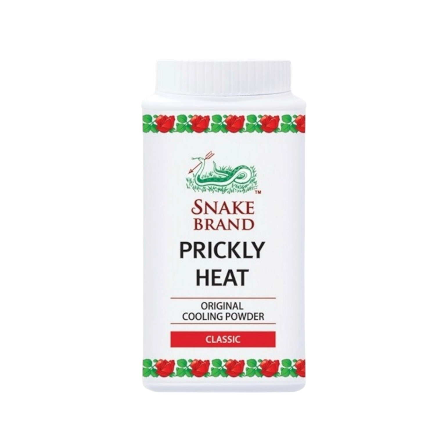 SNAKE BRAND Prickly Heat Cooling Powder Classic 50g.
