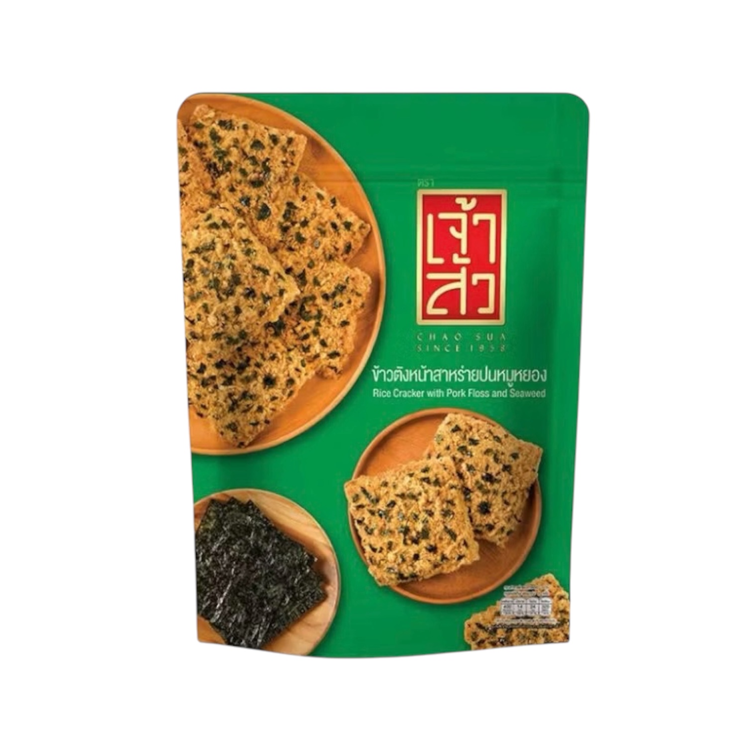 เจ้าสัว ข้าวตังหน้าสาหร่ายปนหมูหยอง 80กรัม