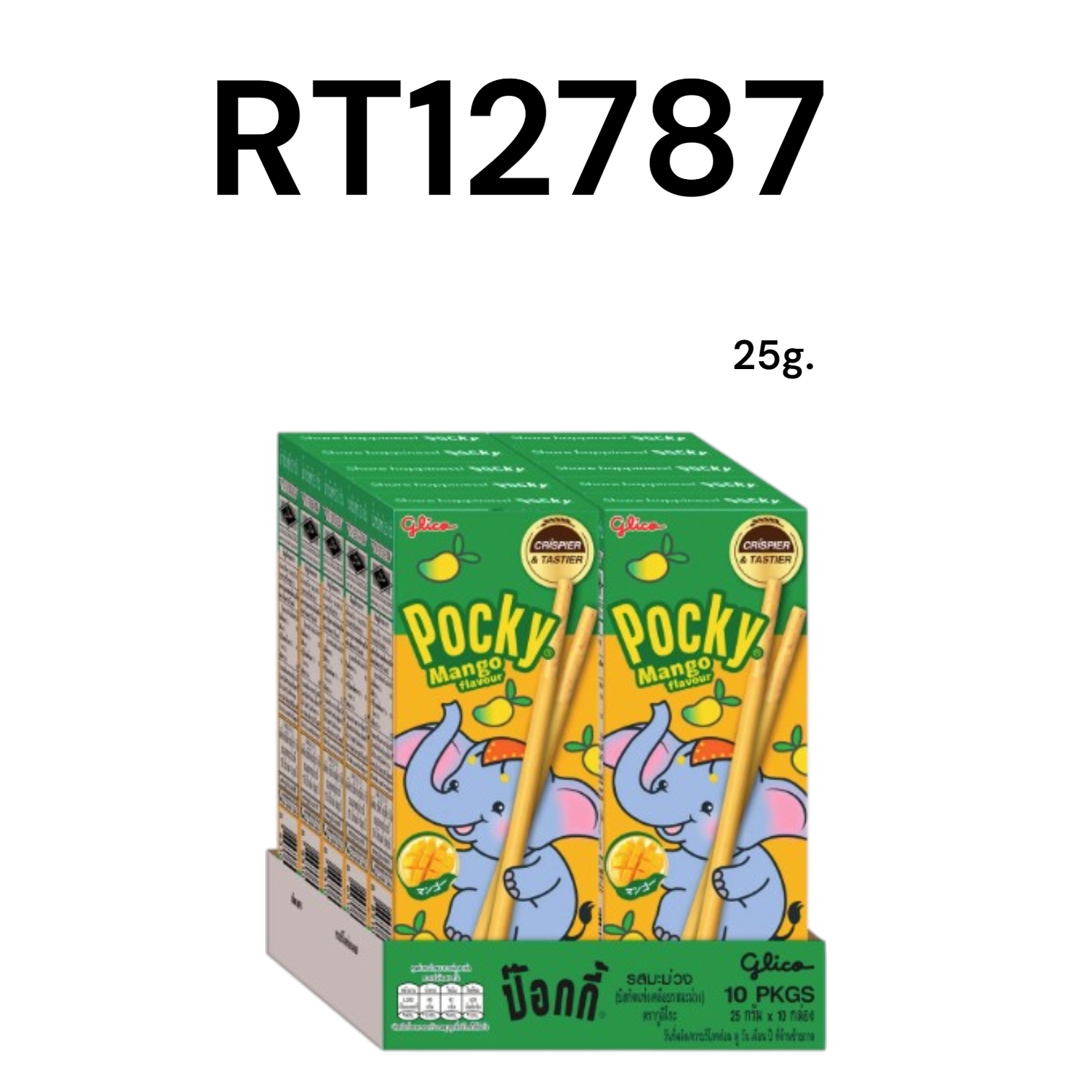 POCKY Biscuit Stick 25g.#Mango