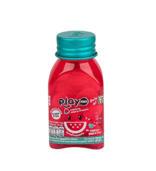 PLAY MORE Watermelon & Menthol Duo Candy Sugar Free 22g.