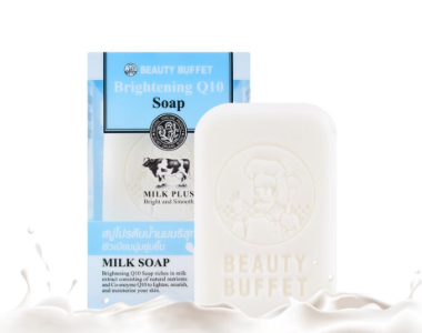 BEAUTY BUFFET Milk Plus Brightening Q10 Soap 100g.