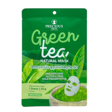 PRECIOUS SKIN Green Tea Natural Mask 30g.