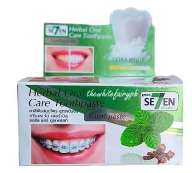GREEN Seven Herbal Oral Care Toothpaste สูตรต้นตำรับ 25g.