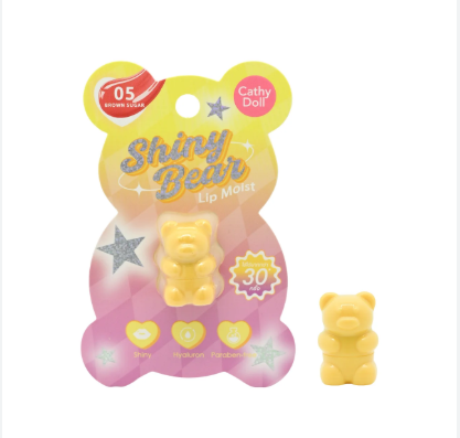CATHY DOLL Shiny Bear Lip Moist 1.1g.#05 Brown Sugar