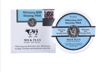 SCENTIO Milk Q10 Sleeping Mask 45g.