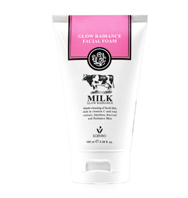 SCENTIO MILK GROW RADIANCE FACIAL FOAM 100ML