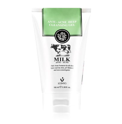 SCENTIO MILK ANTI-ACNE DEEP CLEANSING GEL 100ML