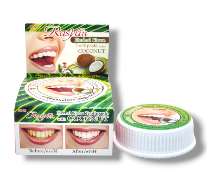 Rasyan Herbal Clove Toothpaste Coconut 25g RC19