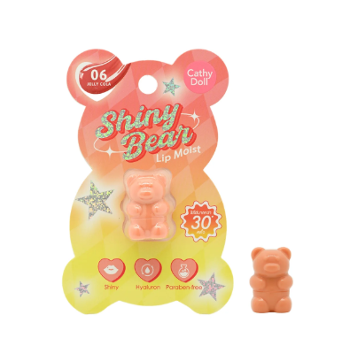 CATHY DOLL Shiny Bear Lip Moist 1.1g.#06 Jelly Cola