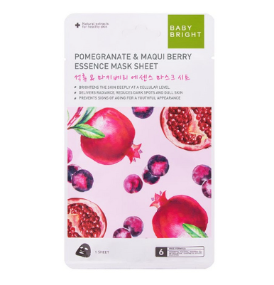 BABY BRIGHT Pomegranate Berry Essence Mask Sheet 20g.